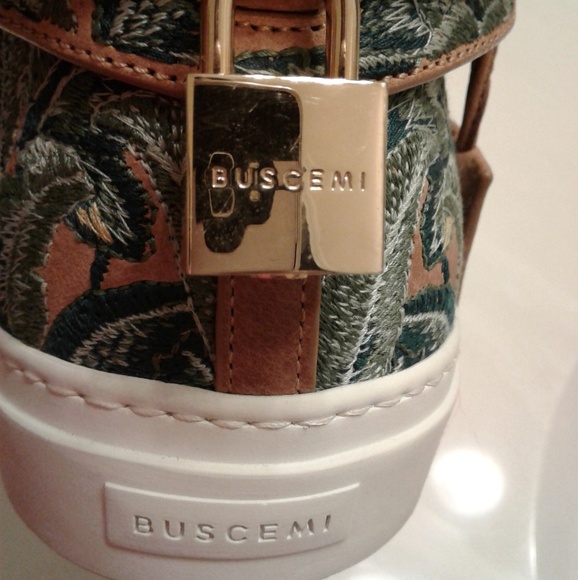 BUSCEMI 100MM PALM - GREEN High-Top Sneakers - Picture 2 of 6